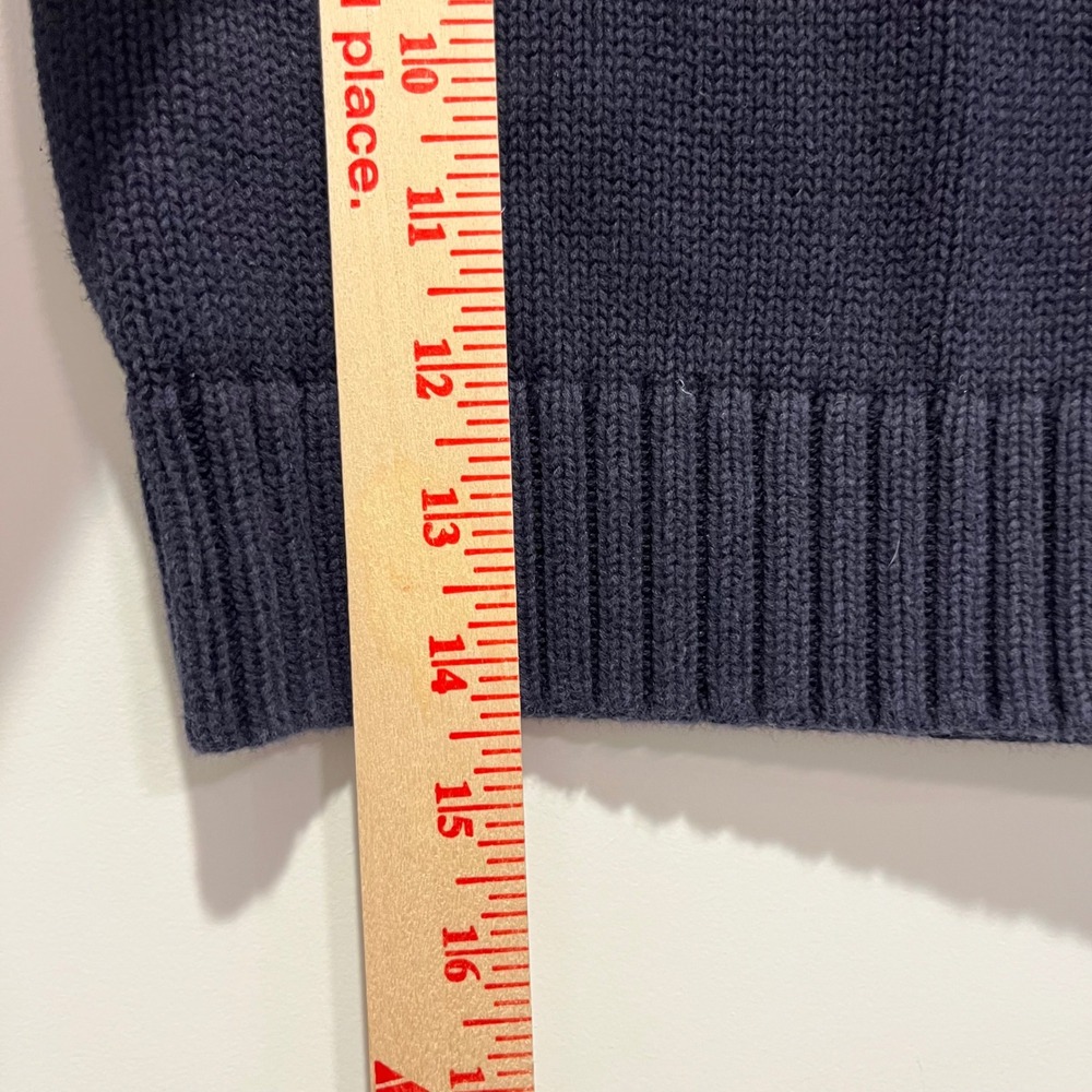 Polo Ralph Lauren Boys Navy Blue 1/4 Zip Cotton Knit Sweater Size 4/4T - Picture 5 of 6